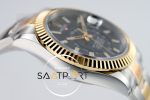 Rolex Sky-Dweller 42mm Gold Bezel Siyah Kadran 904L Çelik Super Clone 9001 ETA