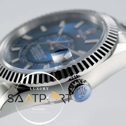 Rolex Sky-Dweller 42mm Mavi Kadran 904L Çelik Super Clone 9001 ETA