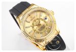 Rolex Sky-Dweller Gold Kadran 42mm 904L Gold Çelik Kasa Super Clone 9001 ETA