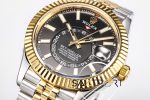 Rolex Sky-Dweller Jübile Kordon 42mm Siyah Kadran 904L Gold Çelik Super Clone 9001 ETA