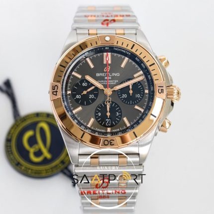 Yeni Breitling Chronomat B01 42mm Gri Kadran ETA