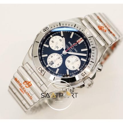 Yeni Breitling Chronomat B01 42mm Siyah Kadran Çelik Bezel ETA