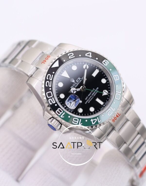 Rolex Sprite GMT Master 2 Oyster 904L Çelik 126720VTNR 2022 Soldan Kurmalı 3235 Eta