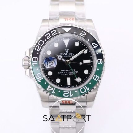 Rolex Sprite GMT Master 2 Oyster 904L Çelik 126720VTNR 2022 Soldan Kurmalı 3235 Eta