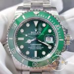 Rolex Submariner 116610LV 904L Yeşil Kadran Hulk Clean 3135 Super Clone Plus ETA