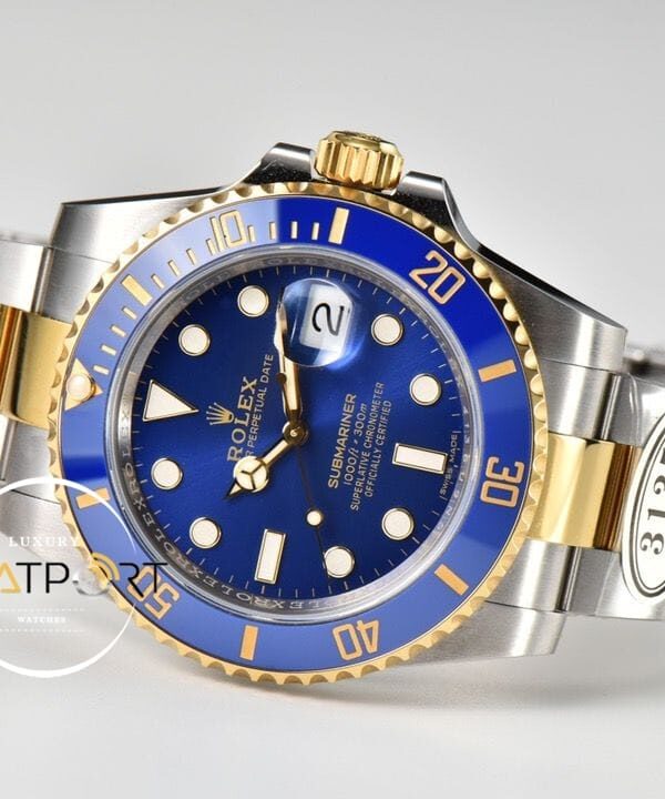 Rolex Submariner 116613LB 18K Altın Kaplama Mavi Kadran 3135Clean Super Clone Plus ETA