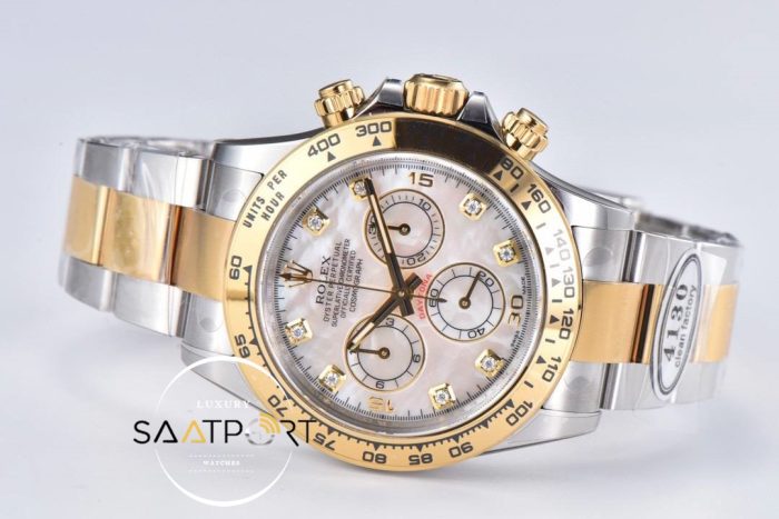 Rolex 116503LN Daytona Clean Factory Taşlı Sedef Kadran 40 mm Super Clone ETA