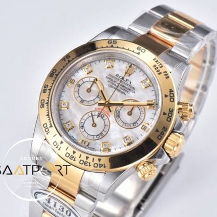 Rolex 116503LN Daytona Clean Factory Taşlı Sedef Kadran 40 mm Super Clone ETA