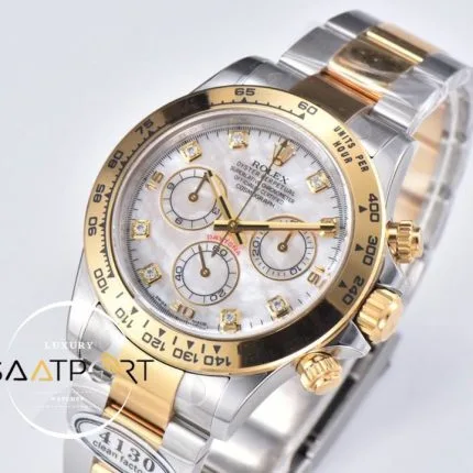 Rolex 116503LN Daytona Clean Factory Taşlı Sedef Kadran 40 mm Super Clone ETA