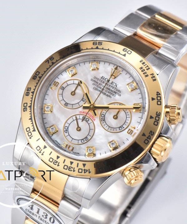 Rolex 116503LN Daytona Clean Factory Taşlı Sedef Kadran 40 mm Super Clone ETA