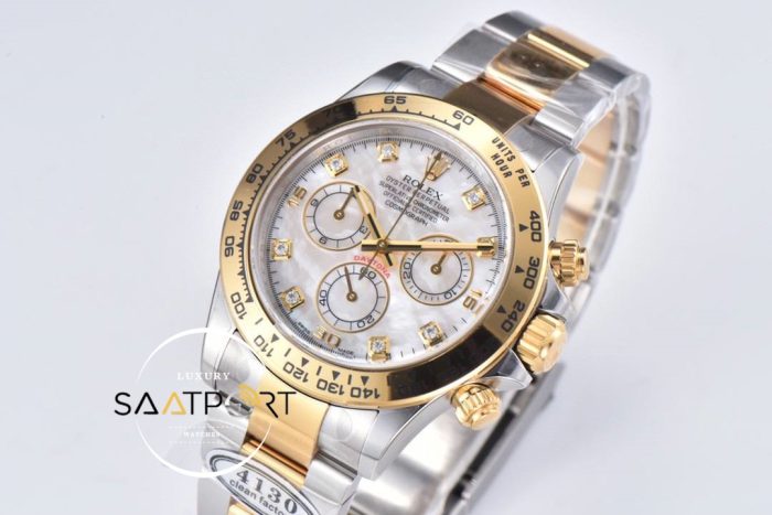 Rolex 116503LN Daytona Clean Factory Taşlı Sedef Kadran 40 mm Super Clone ETA