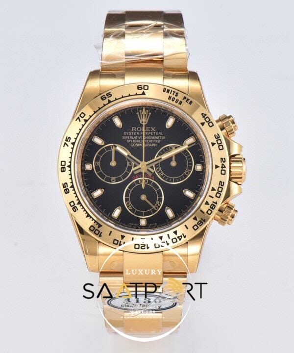 Rolex 116508 Daytona Clean Factory Gold Çelik Kasa 40 mm Super Clone ETA