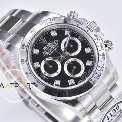 Rolex 116520 Daytona Clean Factory Taşlı Siyah Kadran 40 mm Super Clone ETA