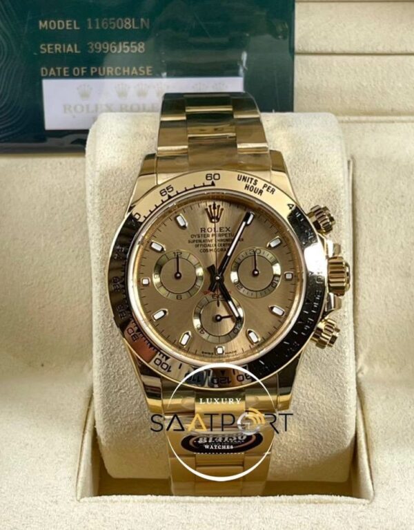 Rolex 116588 Daytona BT Factory Gold Kadran Eta Saat