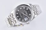 Rolex 41mm Datejust Taşlı Gri Kadran 904L Clean Factory 3235 Super Clone ETA