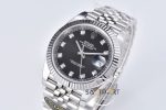 Rolex 41mm Datejust Taşlı Siyah Kadran 904L Clean Factory 3235 Super Clone ETA