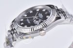 Rolex 41mm Datejust Taşlı Siyah Kadran 904L Clean Factory 3235 Super Clone ETA