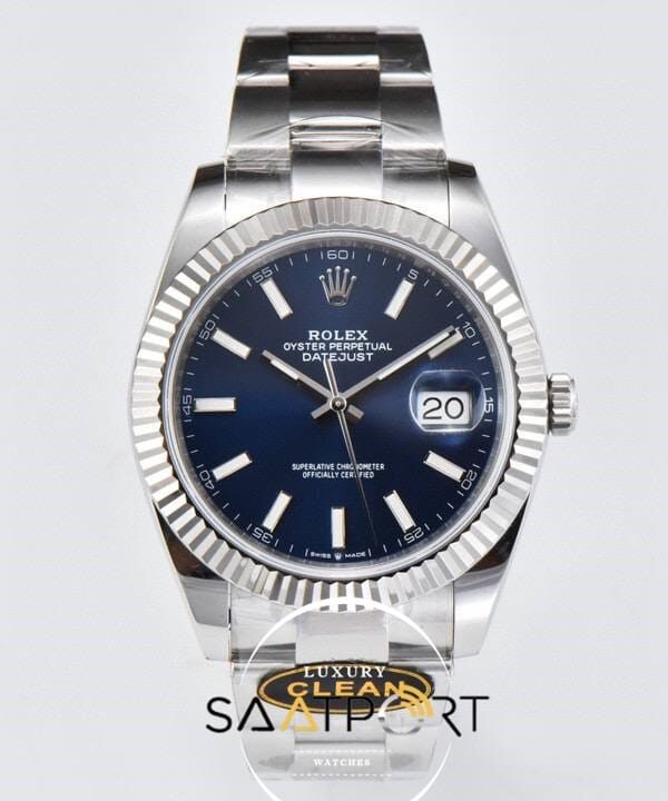 Rolex Clean Factory Datejust 41mm Mavi Kadran 904L Oyster 3235 Super Clone ETA