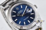 Rolex Clean Factory Datejust 41mm Mavi Kadran 904L Oyster 3235 Super Clone ETA