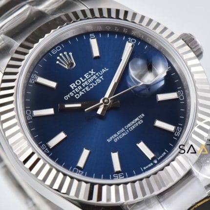 Rolex Clean Factory Datejust 41mm Mavi Kadran 904L Oyster 3235 Super Clone ETA