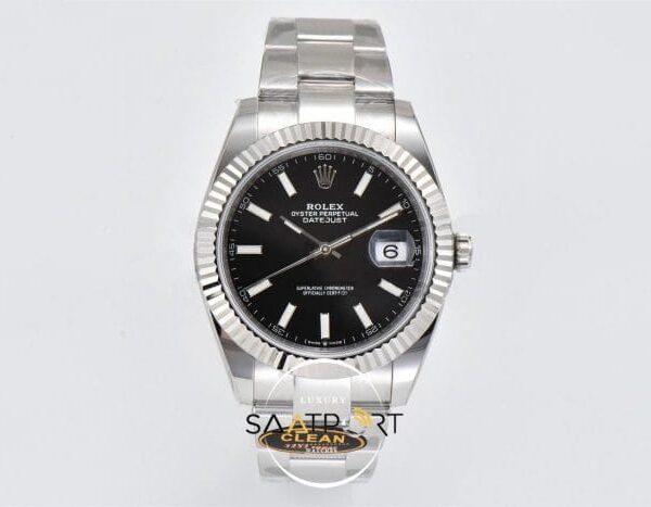 Rolex Clean Factory Datejust 41mm Siyah Kadran 904L Oyster 3235 Super Clone ETA