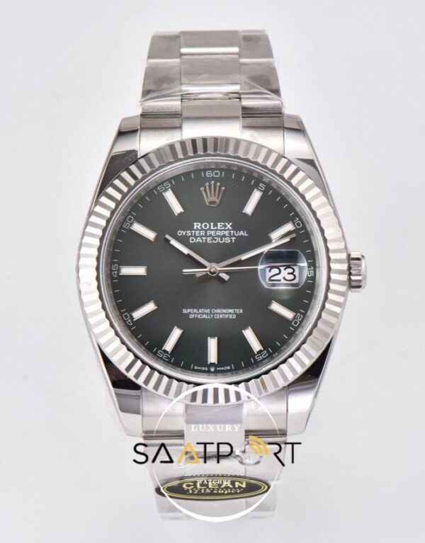 Rolex Clean Factory Datejust 41mm Yeşil Kadran 904L Oyster 3235 Super Clone ETA