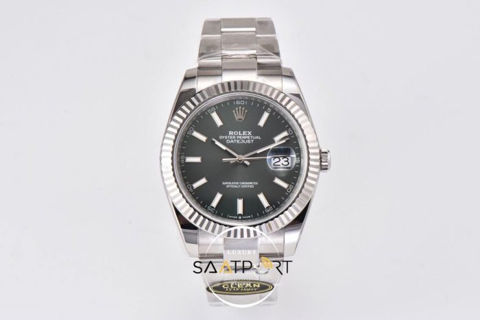 Rolex Clean Factory Datejust 41mm Yeşil Kadran 904L Oyster 3235 Super Clone ETA