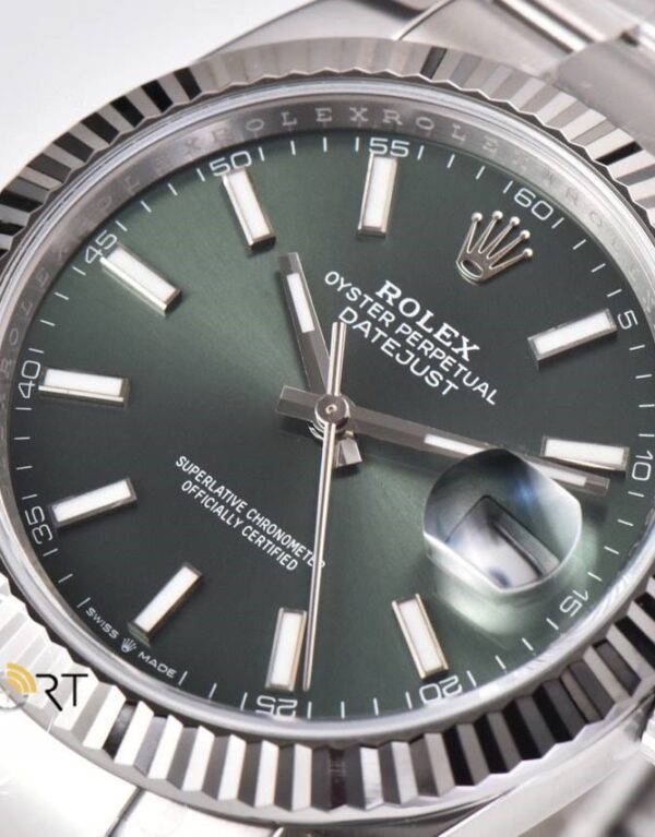 Rolex Clean Factory Datejust 41mm Yeşil Kadran 904L Oyster 3235 Super Clone ETA