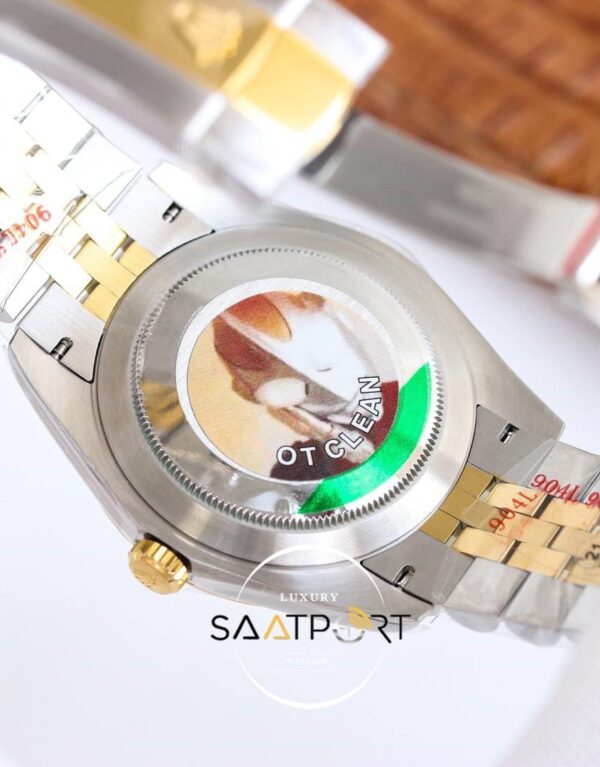 Rolex Datejust 41mm Clean Factory Desenli Gold Kadran 3235 Super Clone ETA