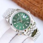 Rolex Datejust 41mm Clean Factory Desenli Yeşil Kadran 3235 Super Clone ETA