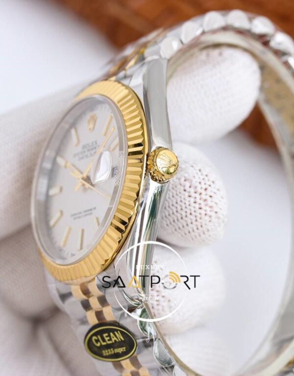Rolex Datejust 41mm Clean Factory Jubile Kordon Beyaz Kadran 3235 Super Clone ETA