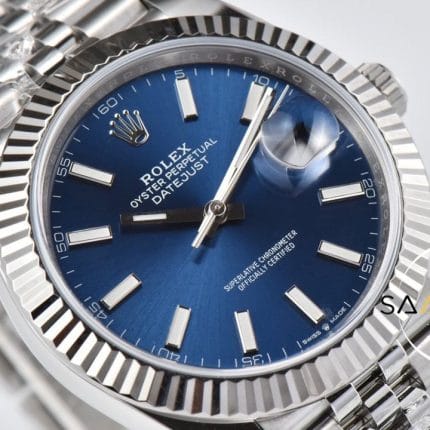 Rolex Datejust Clean Factory 41mm Mavi Kadran 904L Jubile 3235 Super Clone ETA
