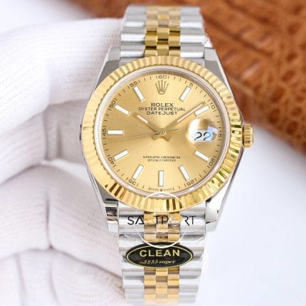 Rolex Datejust Clean Factory Gold Kadran 3235 Super Clone ETA (2)