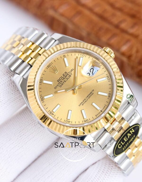 Rolex Datejust Clean Factory Gold Kadran 3235 Super Clone ETA
