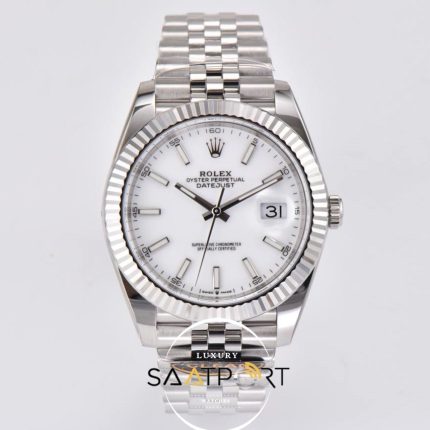 Rolex Datejust Clean Factory Jubile Kordon Beyaz Kadran 3235 Super Clone ETA