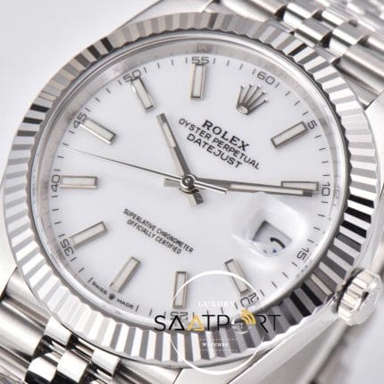 Rolex Datejust Clean Factory Jubile Kordon Beyaz Kadran 3235 Super Clone ETA