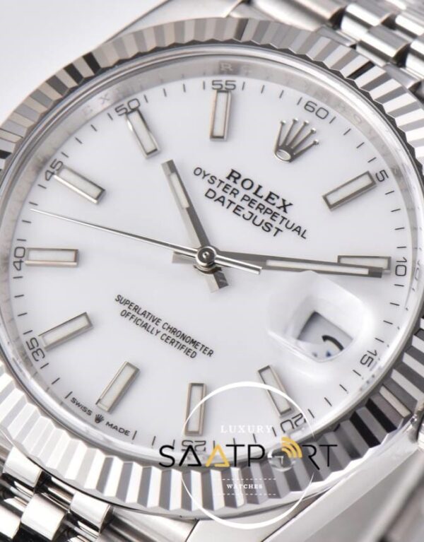 Rolex Datejust Clean Factory Jubile Kordon Beyaz Kadran 3235 Super Clone ETA