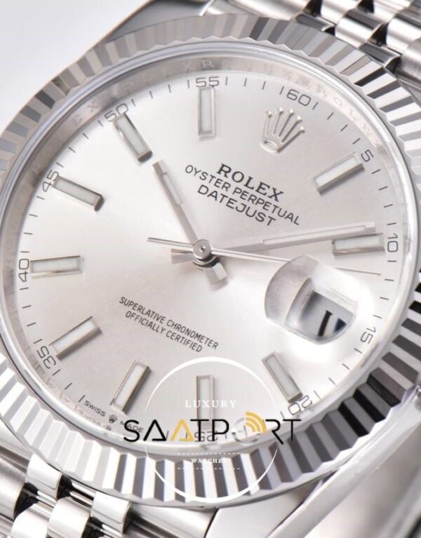 Rolex Datejust Clean Factory Jubile Kordon Gümüş Kadran 3235 Super Clone ETA