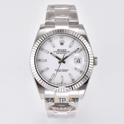 Rolex Datejust Clean Factory Oyster Kordon Beyaz Kadran 3235 Super Clone ETA