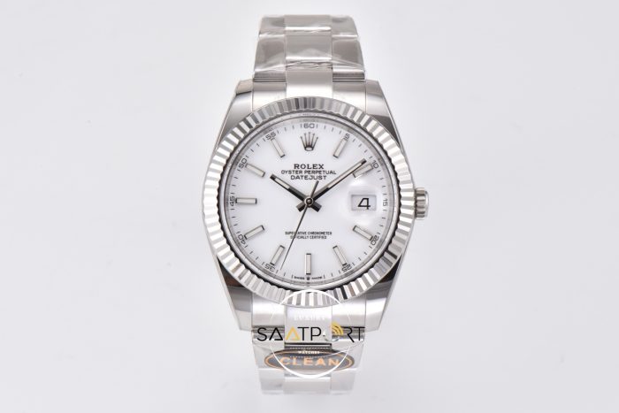 Rolex Datejust Clean Factory Oyster Kordon Beyaz Kadran 3235 Super Clone ETA