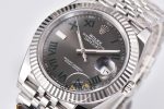 Rolex Datejust Clean Factory Roman Rakamlı Gri Kadran 3235 Super Clone ETA