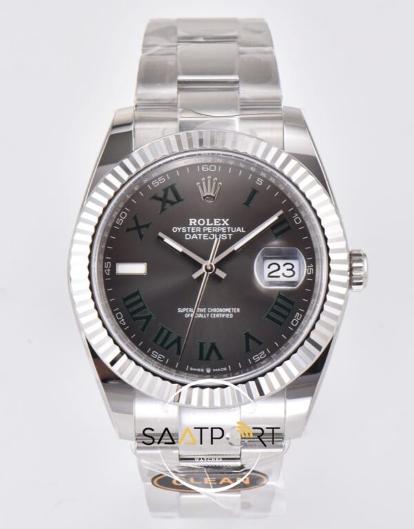 Rolex Datejust Clean Factory Roman Rakamlı Kadran 3235 Super Clone ETA