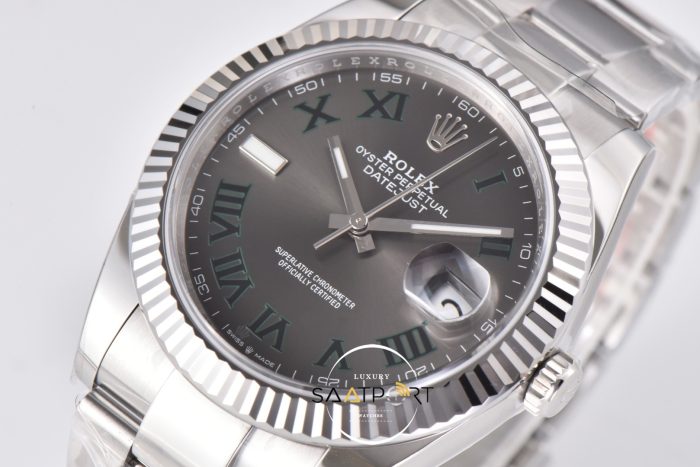 Rolex Datejust Clean Factory Roman Rakamlı Kadran 3235 Super Clone ETA