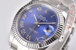 Rolex Datejust Clean Factory Roman Rakamlı Mavi Kadran 3235 Super Clone ETA