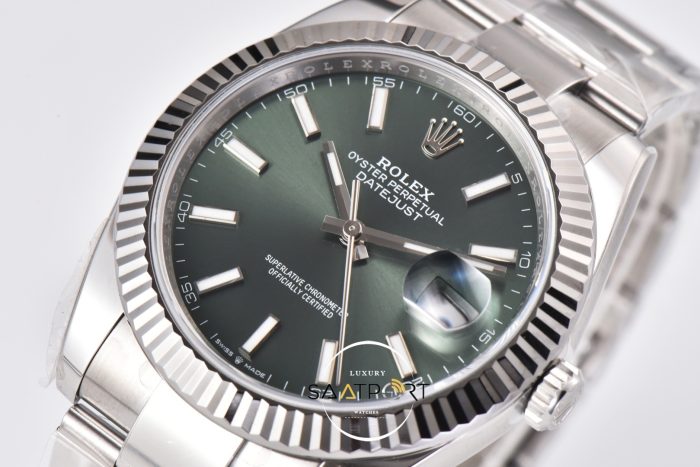 Rolex Datejust Siyah Kadran Clean Factory Oyster Kordon 3235 Super Clone ETA