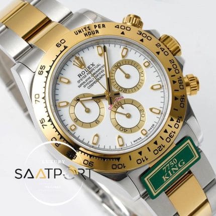 Rolex Daytona 116503 King Factory Beyaz Kadran 40 mm 904L Kasa Super Clone ETA