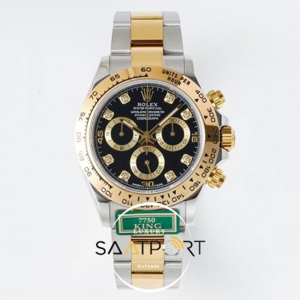 Rolex Daytona 116503 King Factory Taşlı Siyah Kadran 40 mm 904L Kasa Super Clone ETA