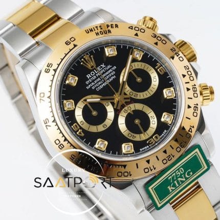 Rolex Daytona 116503 King Factory Taşlı Siyah Kadran 40 mm 904L Kasa Super Clone ETA