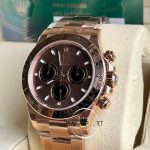 Rolex Daytona 116505 BT Factory Kahverengi Kadran 40 mm 904L Çelik Kasa Super Clone ETA