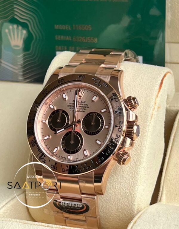 Rolex Daytona 116505 Siyah Gösterge BT Factory Super Clone ETA